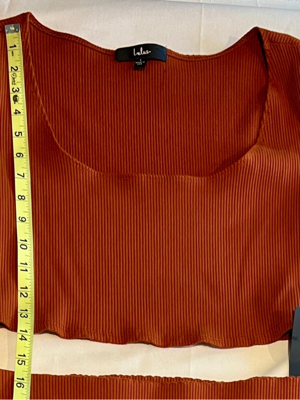 Burnt Ember Ribbed Two-Piece Set - Picture 4 of 6